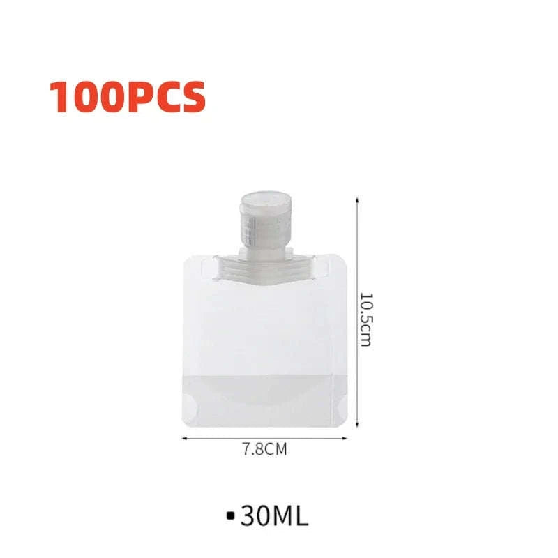 VoyageVac 10-Piece Travel Bottle Set-10Pcs 50ML