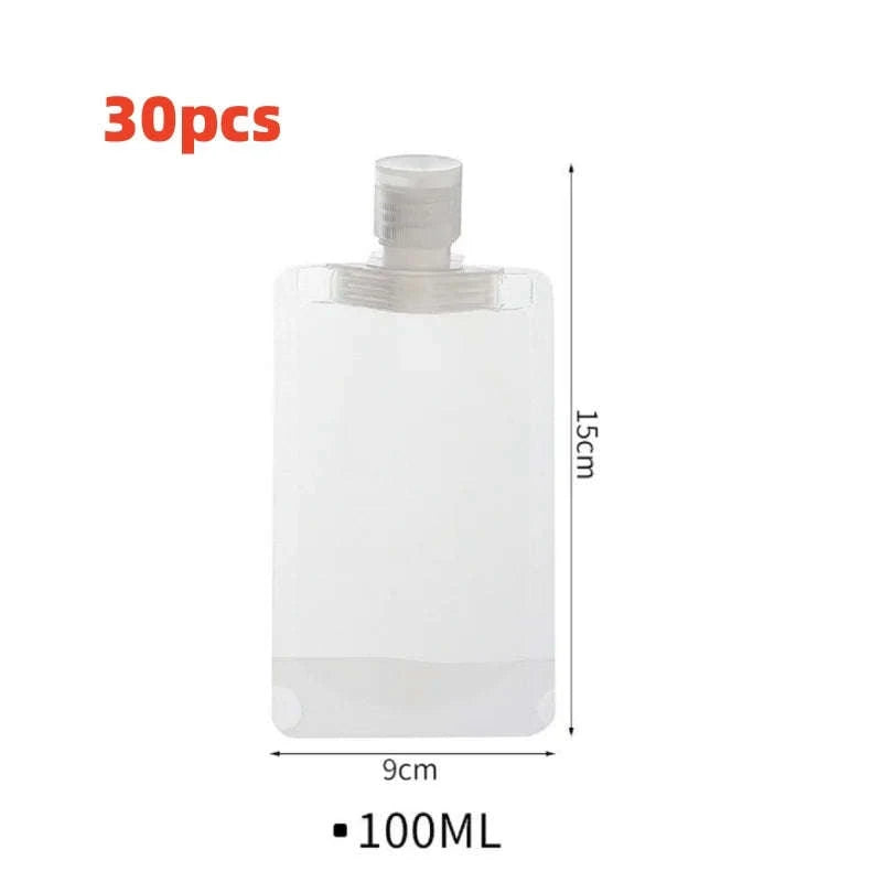 VoyageVac 10-Piece Travel Bottle Set-10Pcs 50ML