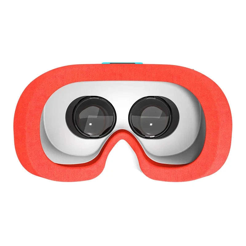 VR Headset for Console and OLED Model with Adjustable HD Lenses-Orange and White / United States