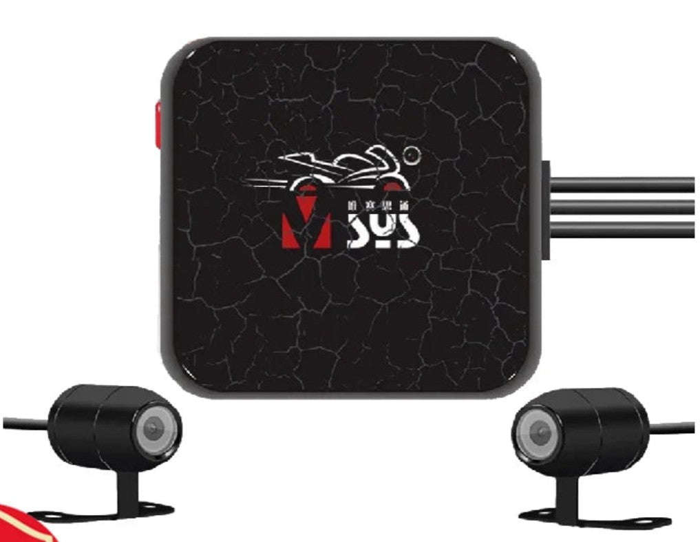 VSYS Dual Channel Motorcycle DVR Camera-D6WL / 64G