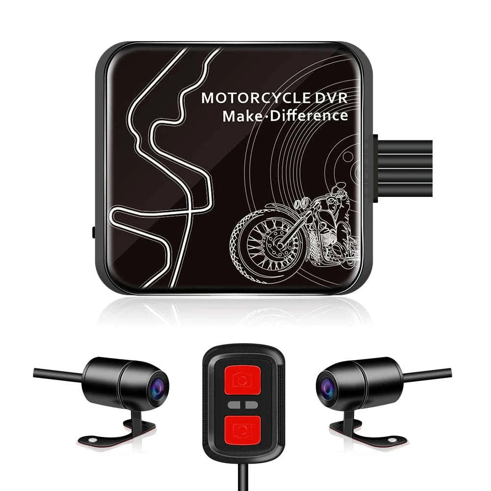 VSYS Dual Motorcycle Dash Cam 1080P Front & Rear-D6RL