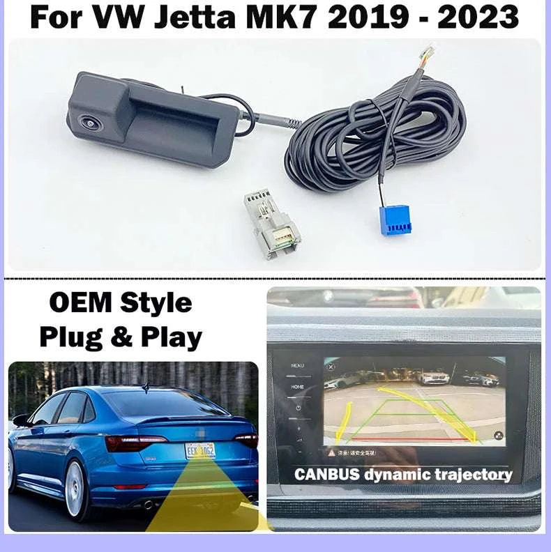 VW Jetta MK7 Rear View Backup Camera 2019–2023 Plug & Play-CANBUS CAM / China Mainland