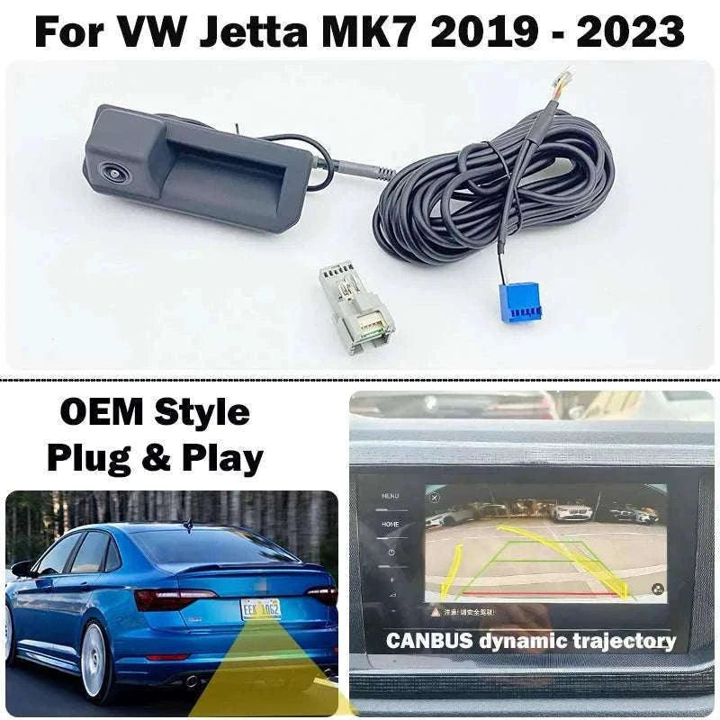VW Jetta MK7 Rear View Backup Camera 2019–2023 Plug & Play-CANBUS CAM / China Mainland
