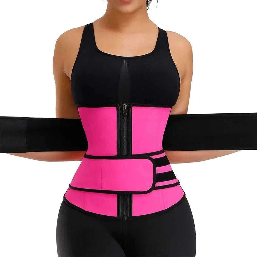 Waist Trainer Fitness Belt for Core Support and Workouts-H / XXL