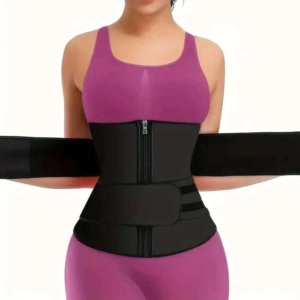 Waist Trainer Fitness Belt for Core Support and Workouts-H / XXL