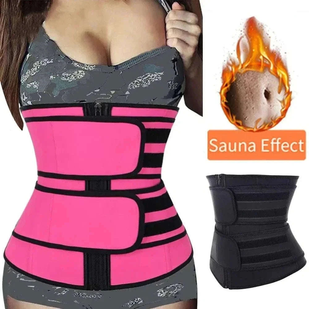 Waist Trainer Fitness Belt for Core Support and Workouts-H / XXL