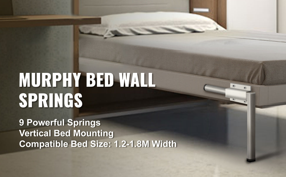 Murphy Bed Hardware Kit for Queen or King Wall Beds