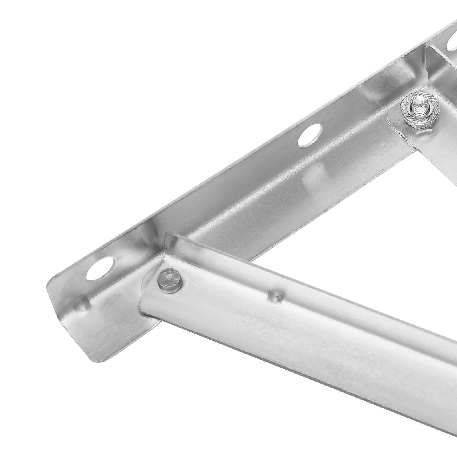 Wall-Mounted AC Bracket Set 440lbs Heavy Duty Stainless Steel-Silver / 12 inch / france