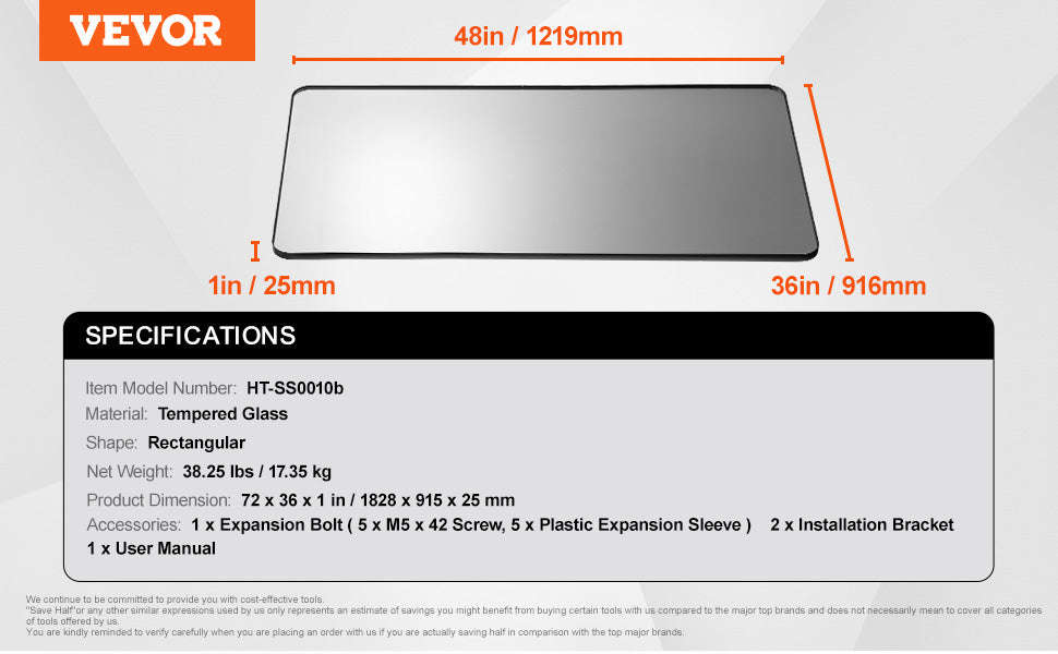 Wall Mounted Makeup Mirror with Aluminum Alloy Frame and Shatter-Resistant Film-28x60inch Black / United States