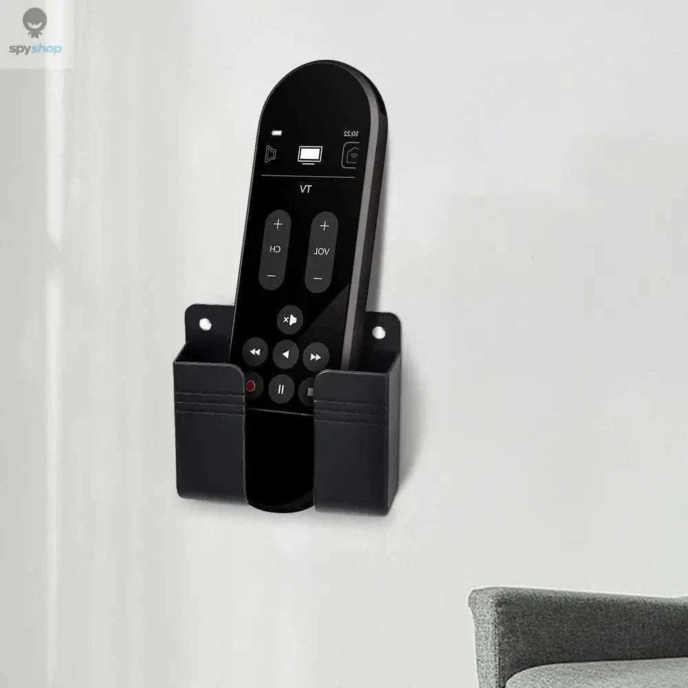 Wall Mounted Storage Box Organizer for Remotes and Phones-4PCS-Black