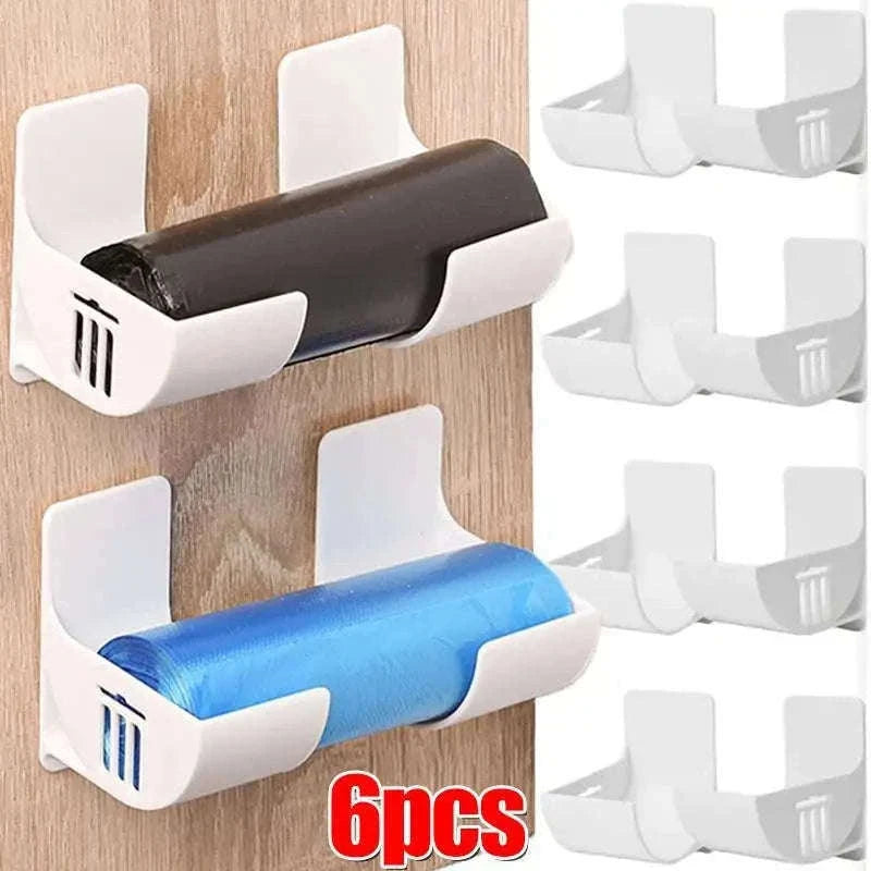 Wall Mounted Trash Bag Holder for Easy Kitchen Storage-2pcs
