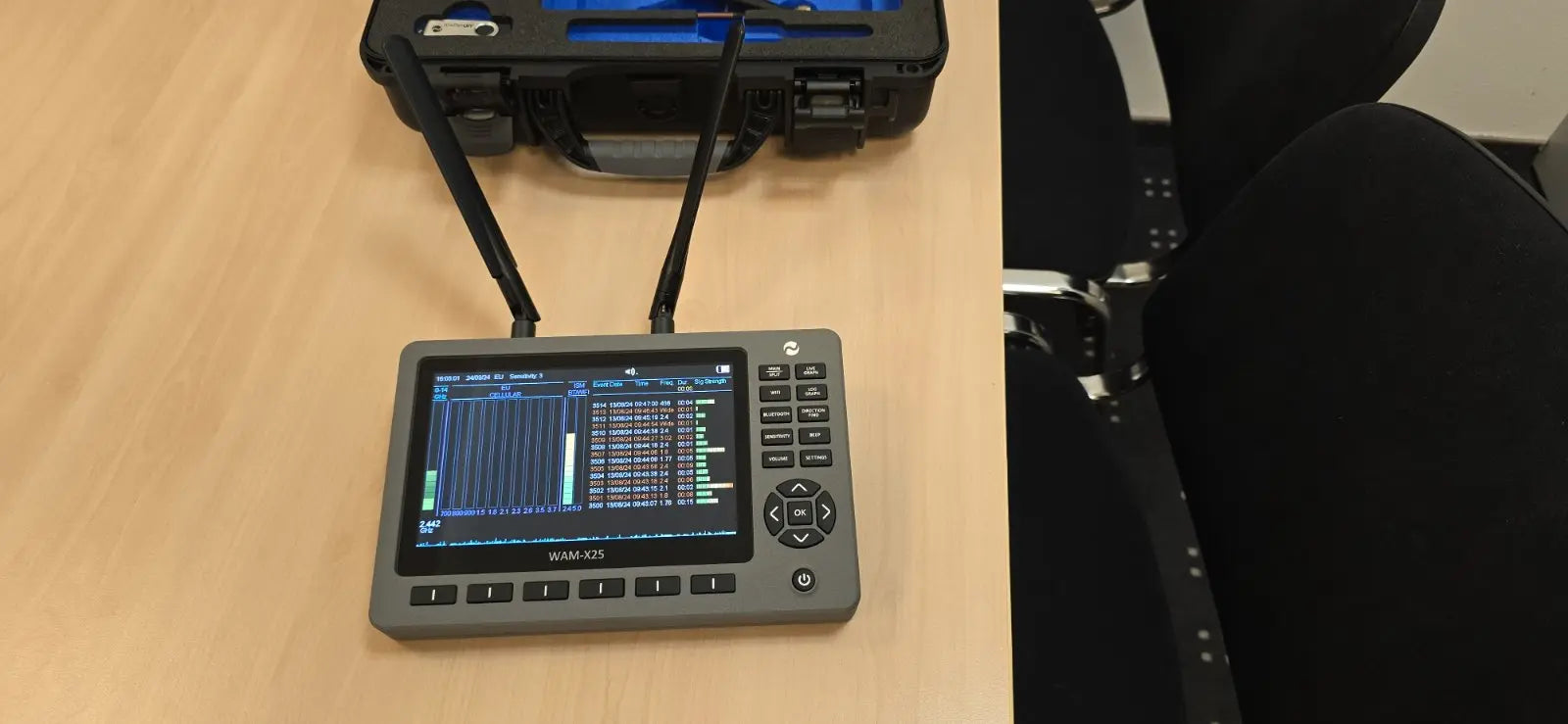 JJN Digital WAM-X25 Wireless Activity Monitor | Advanced RF Signal Detection for 2G/3G/4G/5G Devices Spy-shop.com