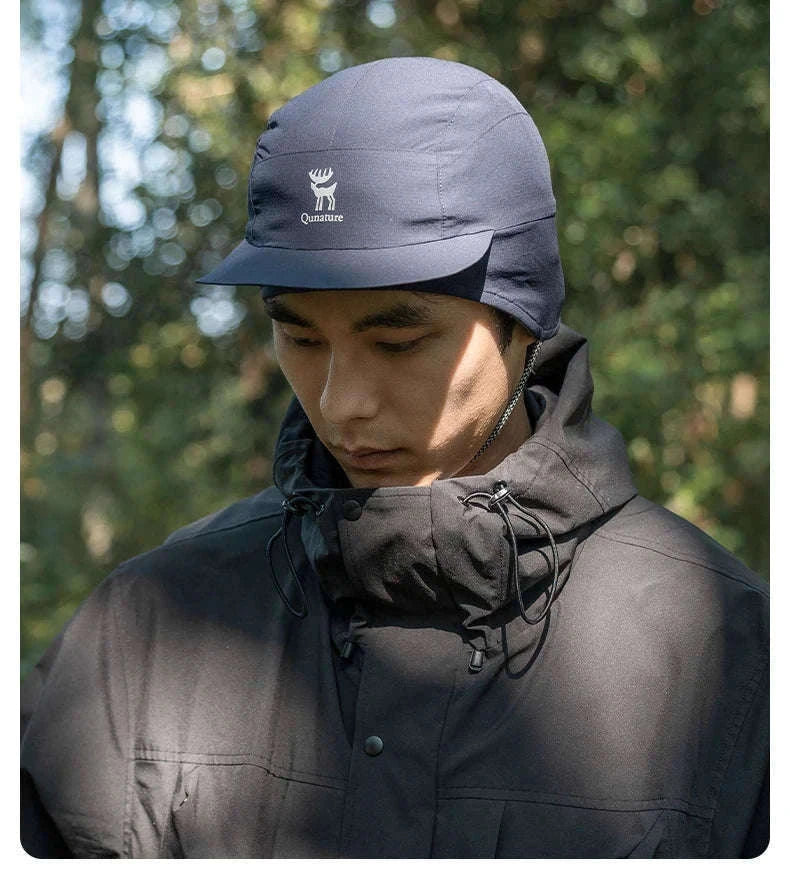 Warm Winter Earflap Hat Windproof Fleece Outdoor Ski Cap-M009-2 / One Size
