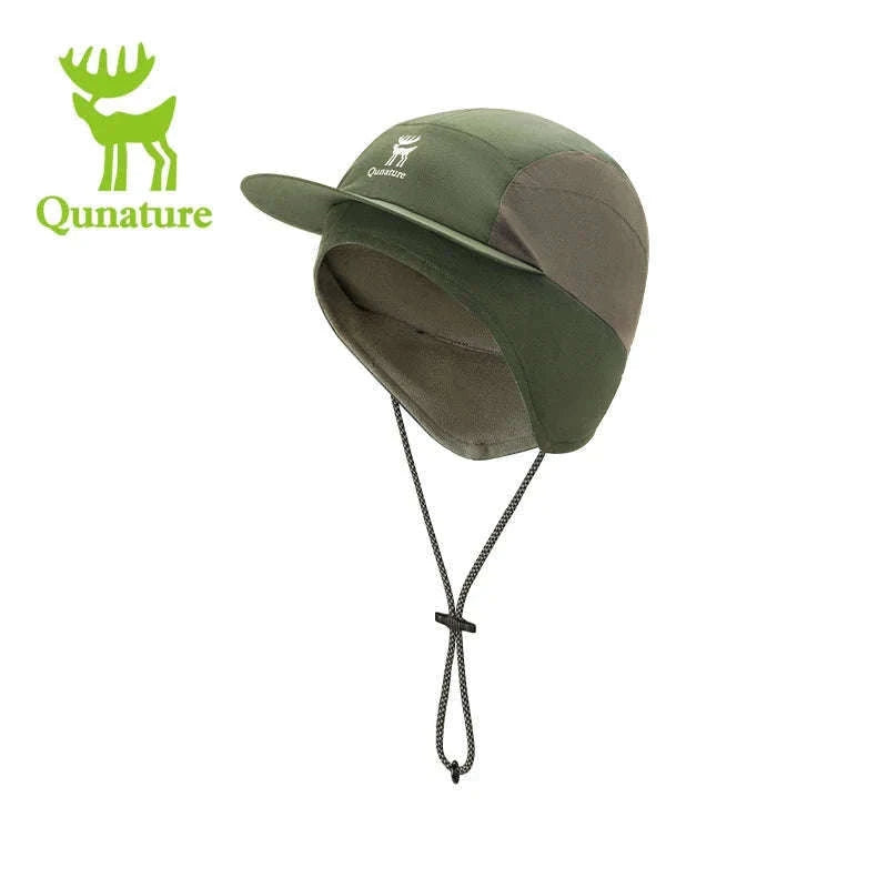 Warm Winter Earflap Hat Windproof Fleece Outdoor Ski Cap-M009-2 / One Size