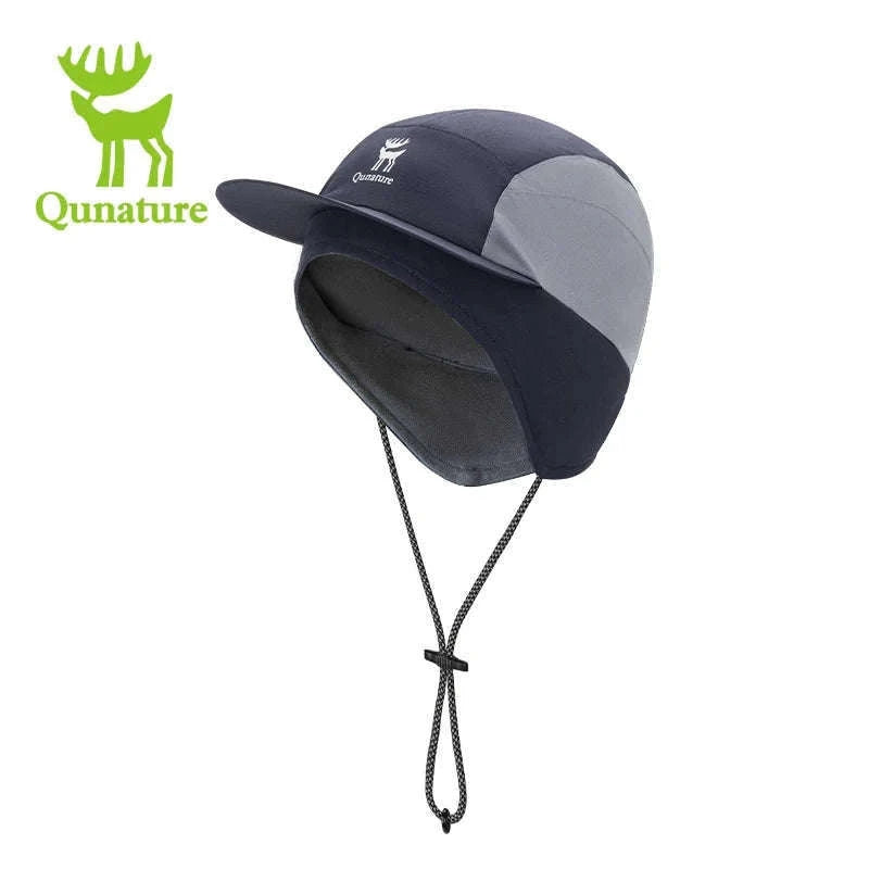 Warm Winter Earflap Hat Windproof Fleece Outdoor Ski Cap-M009-2 / One Size