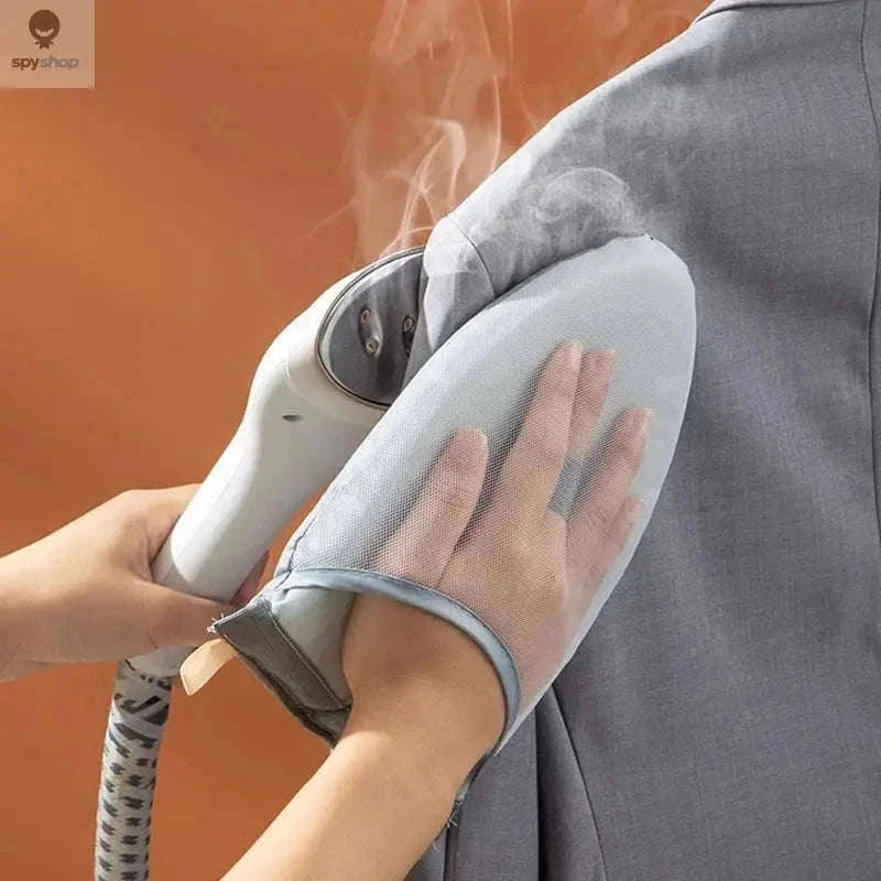 Washable Mini Ironing Board Glove for Precise Garment Pressing-Grey B