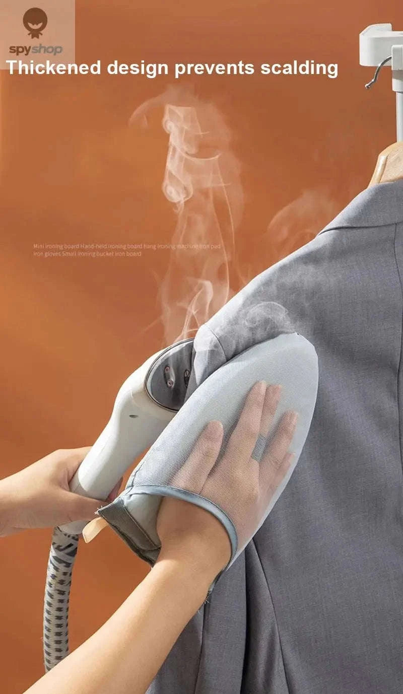Washable Mini Ironing Board Glove – Heat‑Resistant, Portable Pressing Aid-Grey B