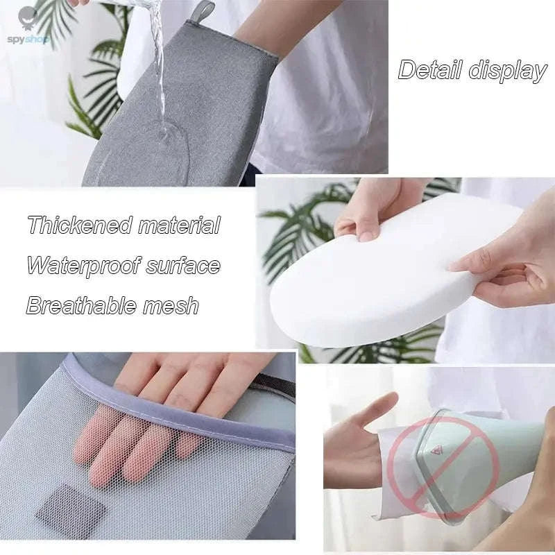Washable Mini Ironing Board Glove – Heat‑Resistant, Portable Pressing Aid-Grey B