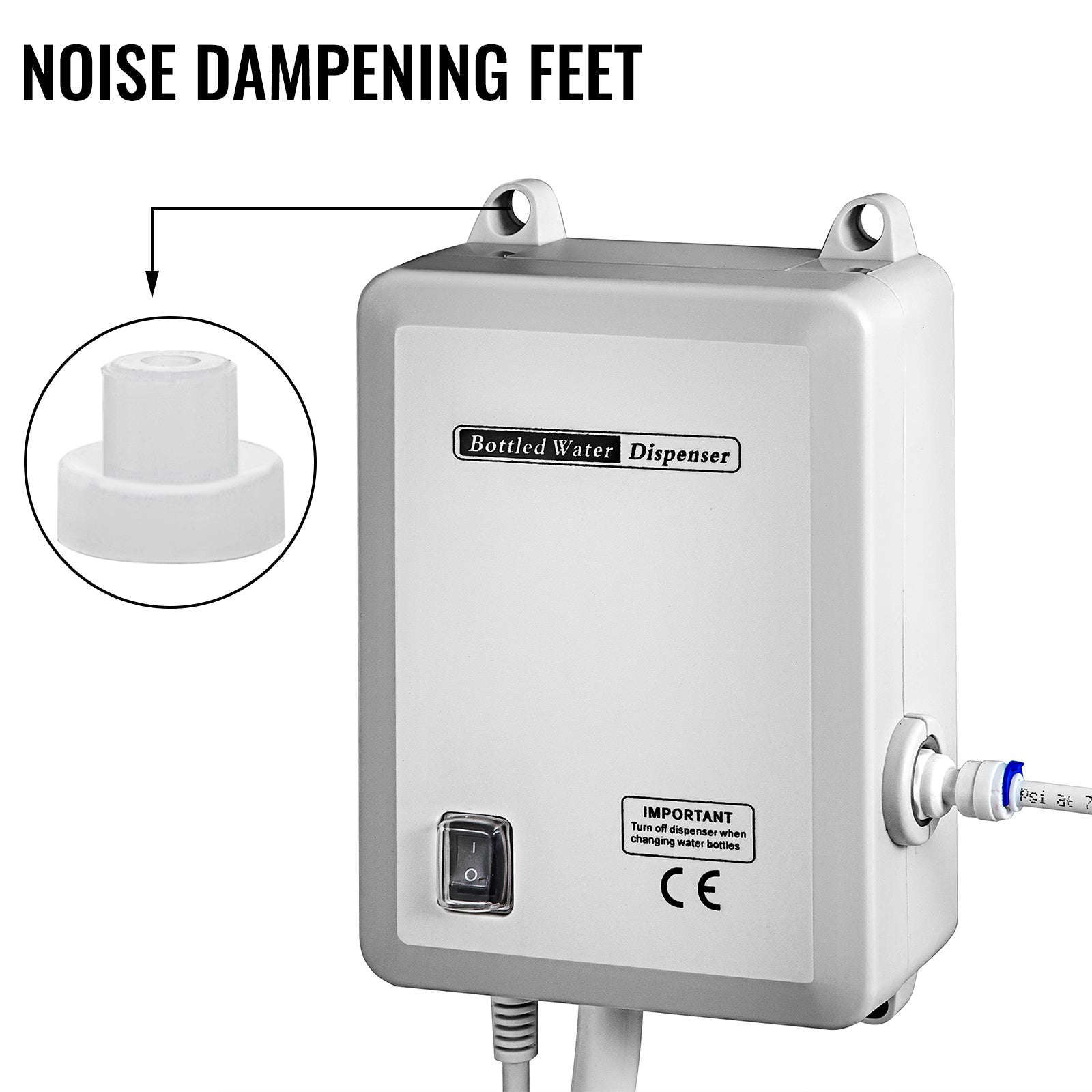 Water Bottle Dispenser Pump System for Refrigerator and Ice Maker-One Pipe Type 1 / Australia