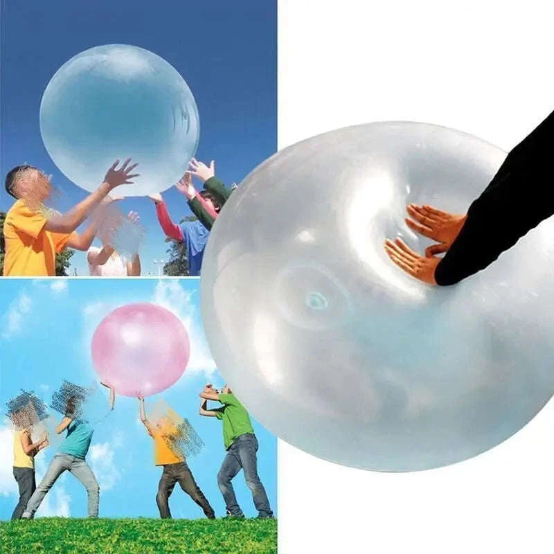 Water-Filled Bouncy Balloon Toy-Yellow / XS 40cm