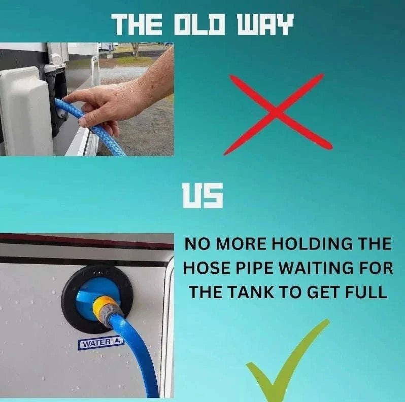 Water Inlet Filler Cap Quick Hose Connector-as shown / Germany