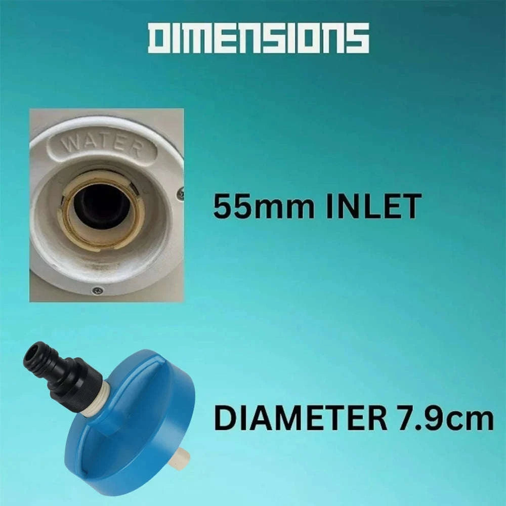 Water Inlet Filler Cap Quick Hose Connector-as shown / Germany