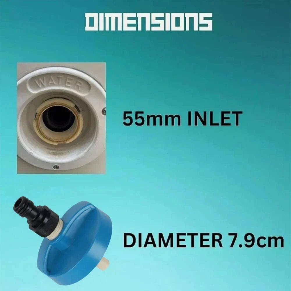 Water Inlet Filler Cap Quick Hose Connector-as shown / Germany