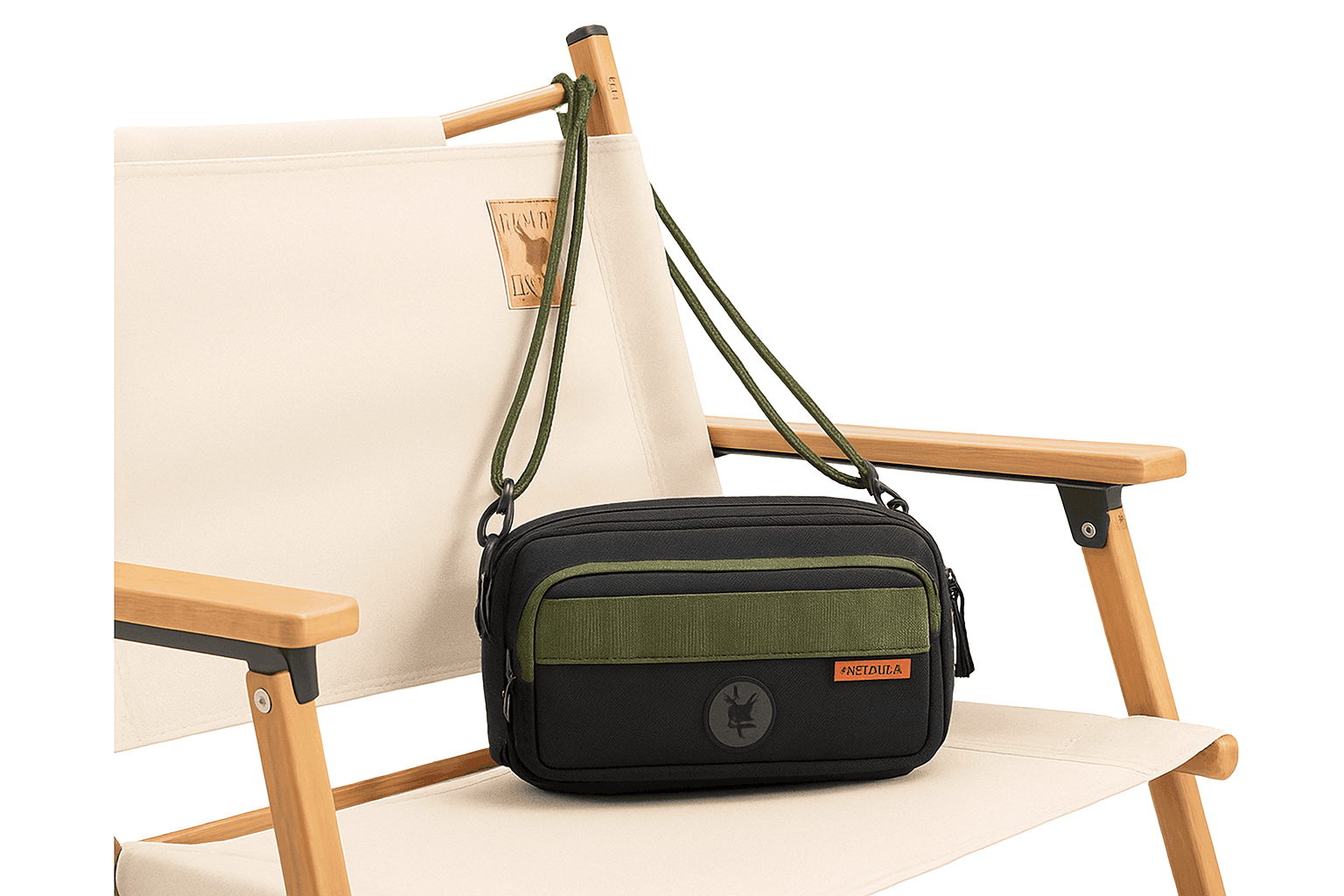 Water-Resistant Crossbody Hiking Bag with Sling Strap Storage-H78-1