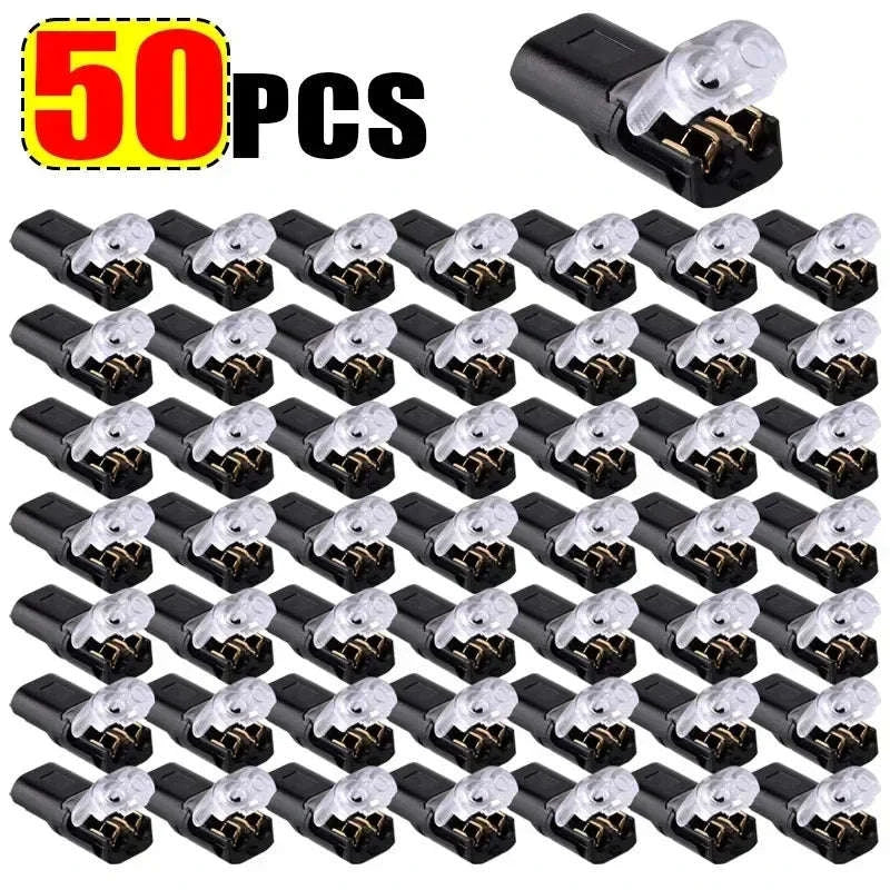 Waterproof 2-Pin Automotive Electrical Connector Plug-10pcs