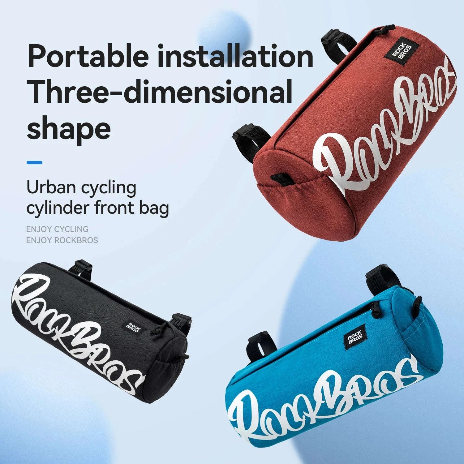 Waterproof Bicycle Cylinder Pannier Bag Adjustable Bike Storage Pack-2L G005-1 / 3.6L