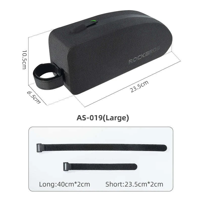 Waterproof Bicycle Frame Bag 1–1.6L Top Tube Storage-AS-019 1L / Other
