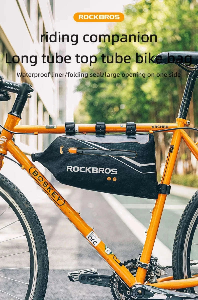 Waterproof Bicycle Frame Bag for MTB & Road Bikes Nylon Storage-30120016001 / about 3.5L