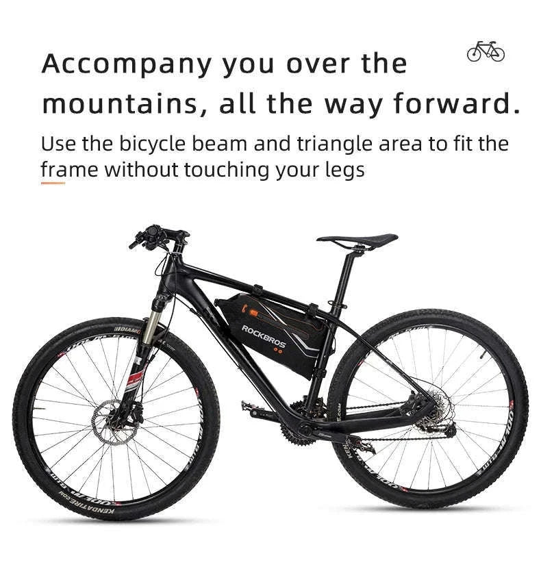 Waterproof Bicycle Frame Bag for MTB & Road Bikes Nylon Storage-30120016001 / about 3.5L