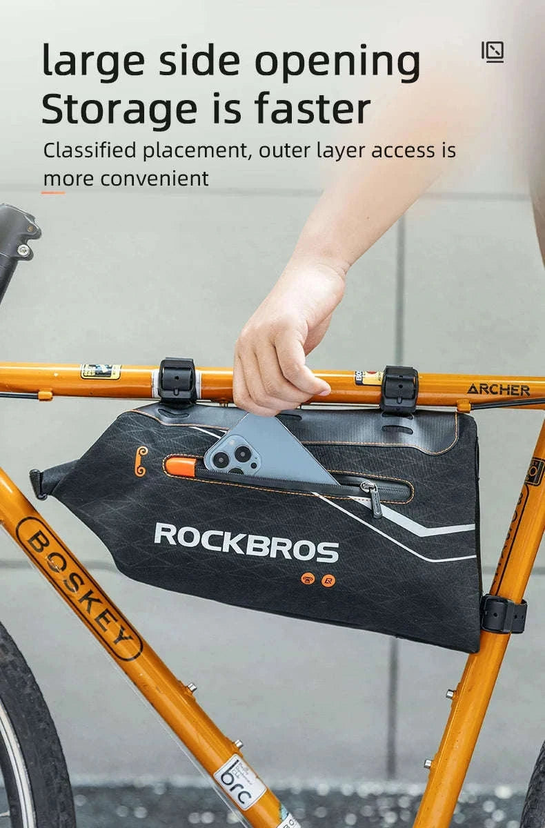 Waterproof Bicycle Frame Bag for MTB & Road Bikes Nylon Storage-30120016001 / about 3.5L