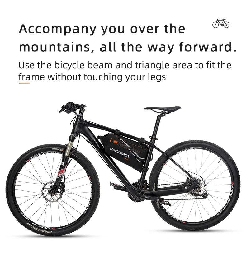 Waterproof Bicycle Frame Bag for MTB & Road Bikes Nylon Storage-30120016001 / about 3.5L