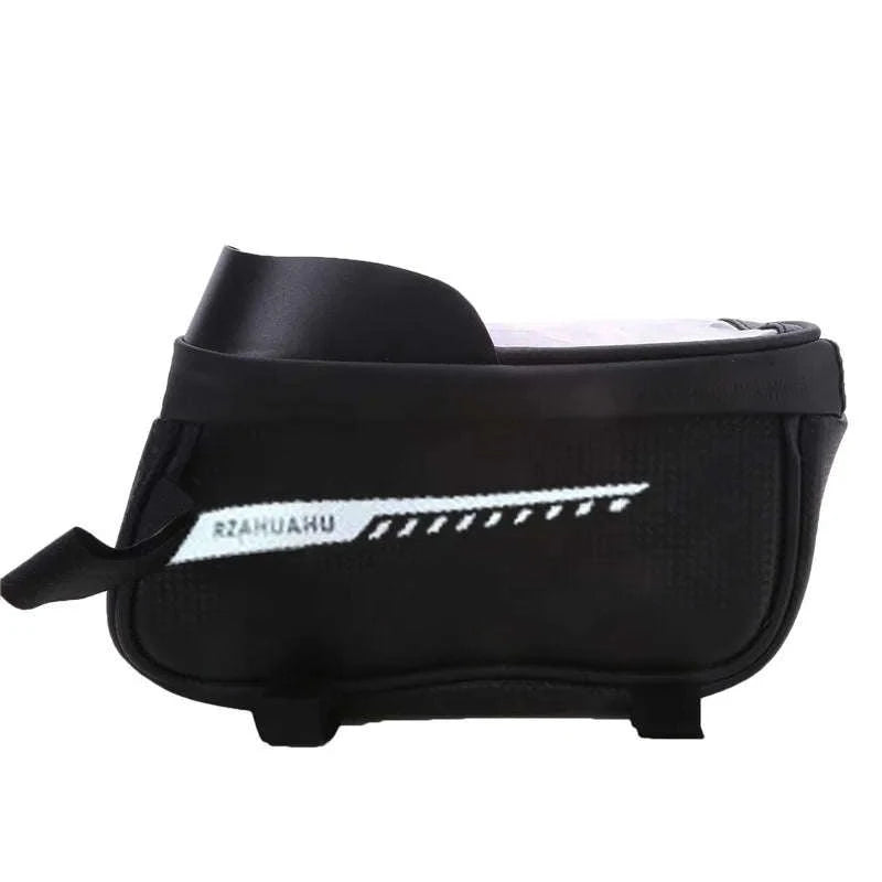 Waterproof Bicycle Phone Bag with Touchscreen Front Tube Mount-Red  Style B