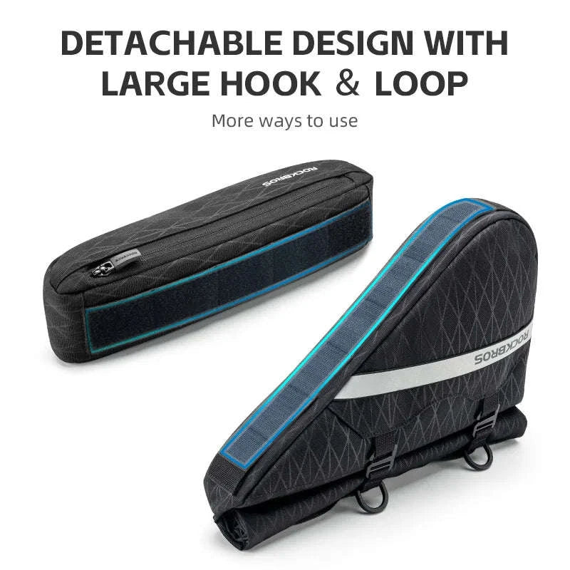 Waterproof Bicycle Triangle Bag 2-in-1 Detachable Bike Storage Pack-30180017001