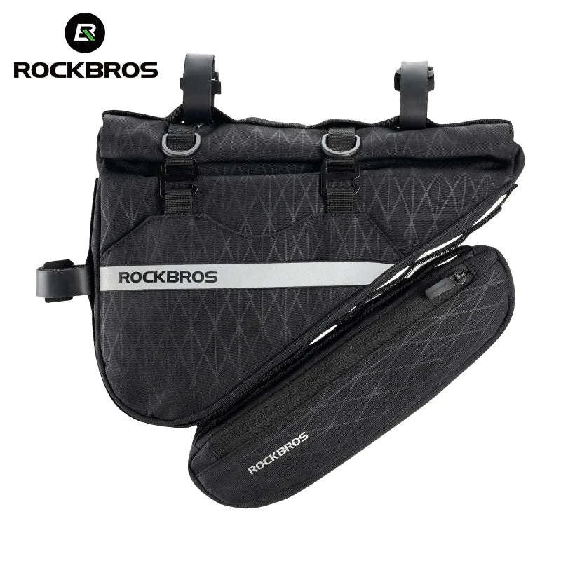Waterproof Bicycle Triangle Bag 2-in-1 Detachable Bike Storage Pack-30180017001