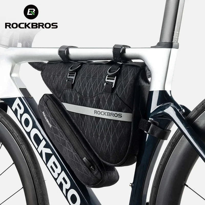 Waterproof Bicycle Triangle Bag 2-in-1 Detachable Bike Storage Pack-30180017001