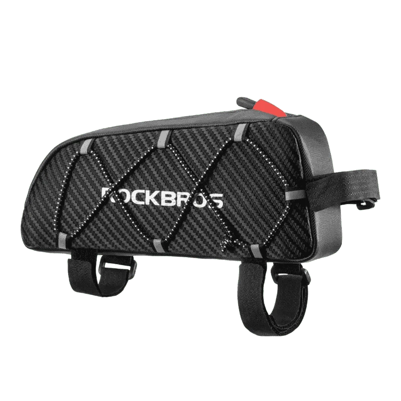 Waterproof Bike Frame Bag 1L Ultralight Front Tube Storage-039BK  1L