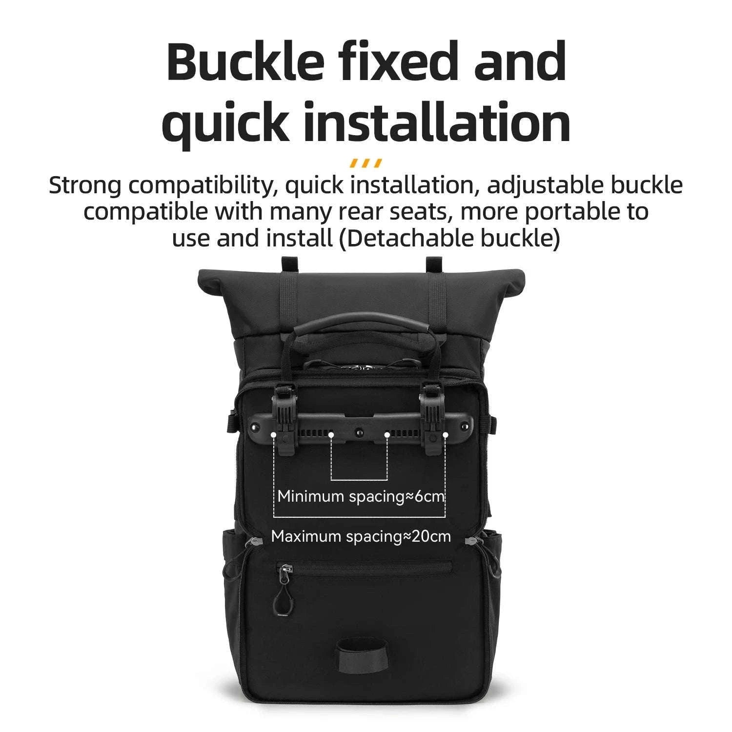 Waterproof Bike Pannier Bag 11–16L Double Side Rack Storage-30140102002