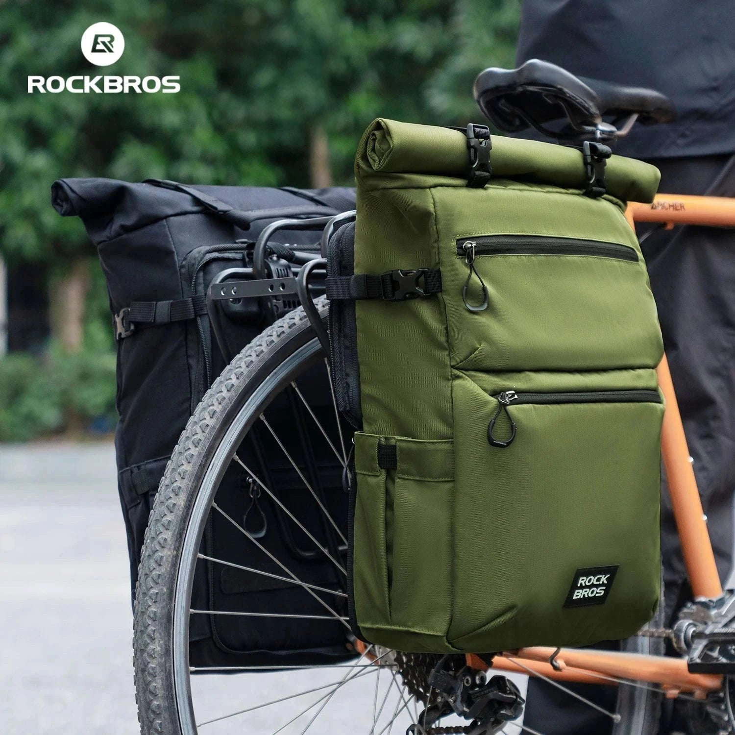 Waterproof Bike Pannier Bag 11–16L Double Side Rack Storage-30140102002