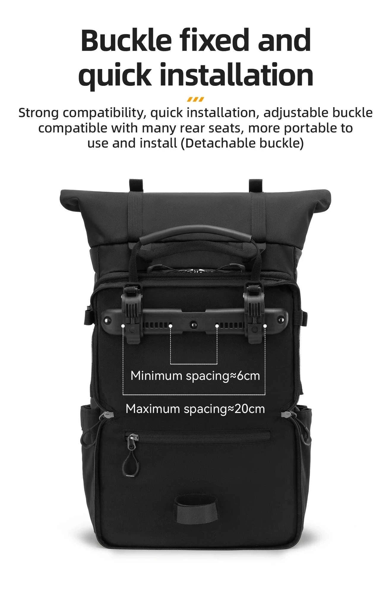 Waterproof Bike Pannier Bag 11–16L Double Side Rack Storage-30140102002