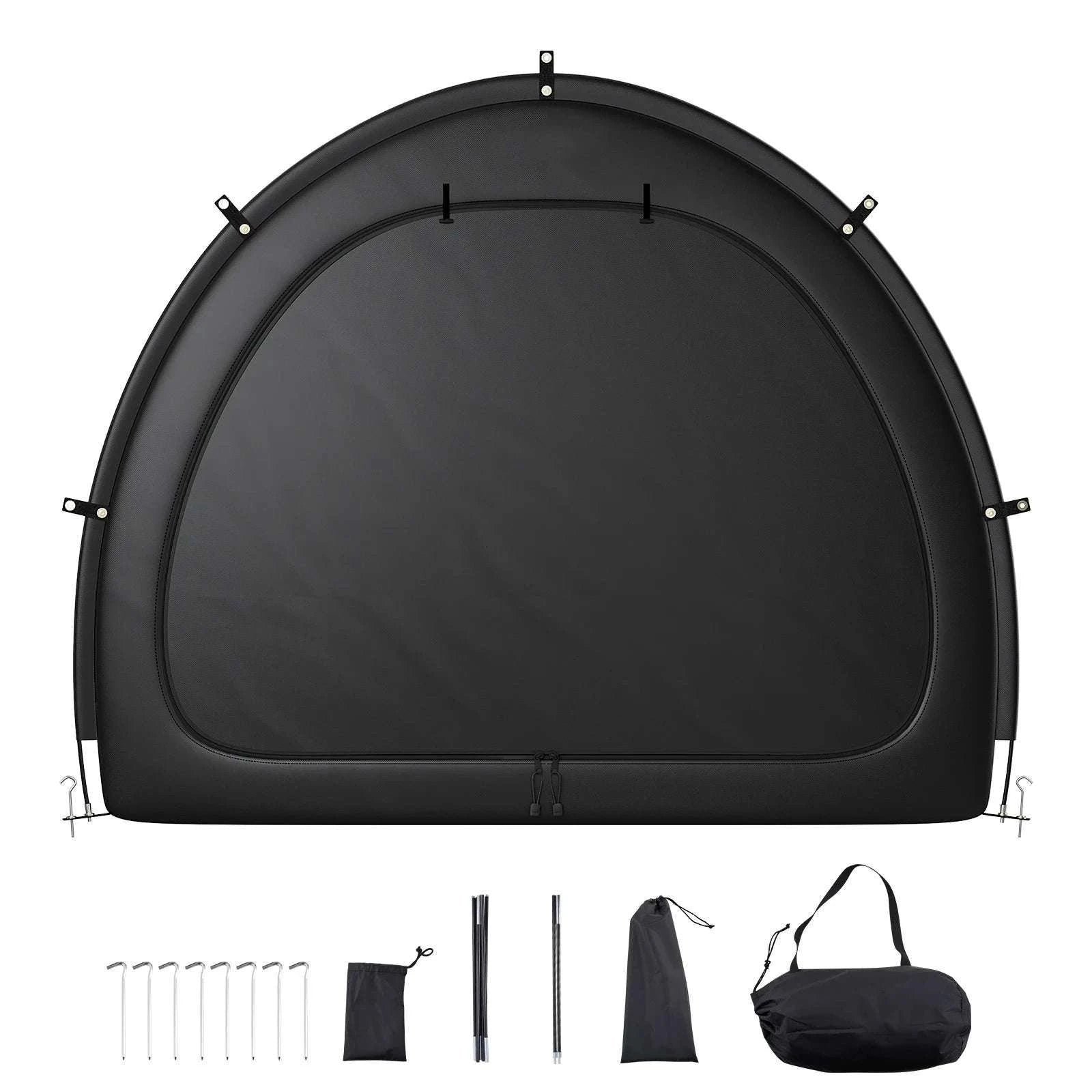 Waterproof Bike Storage Tent with Vent Window and Fiberglass Frame-Single Side Opening / United States