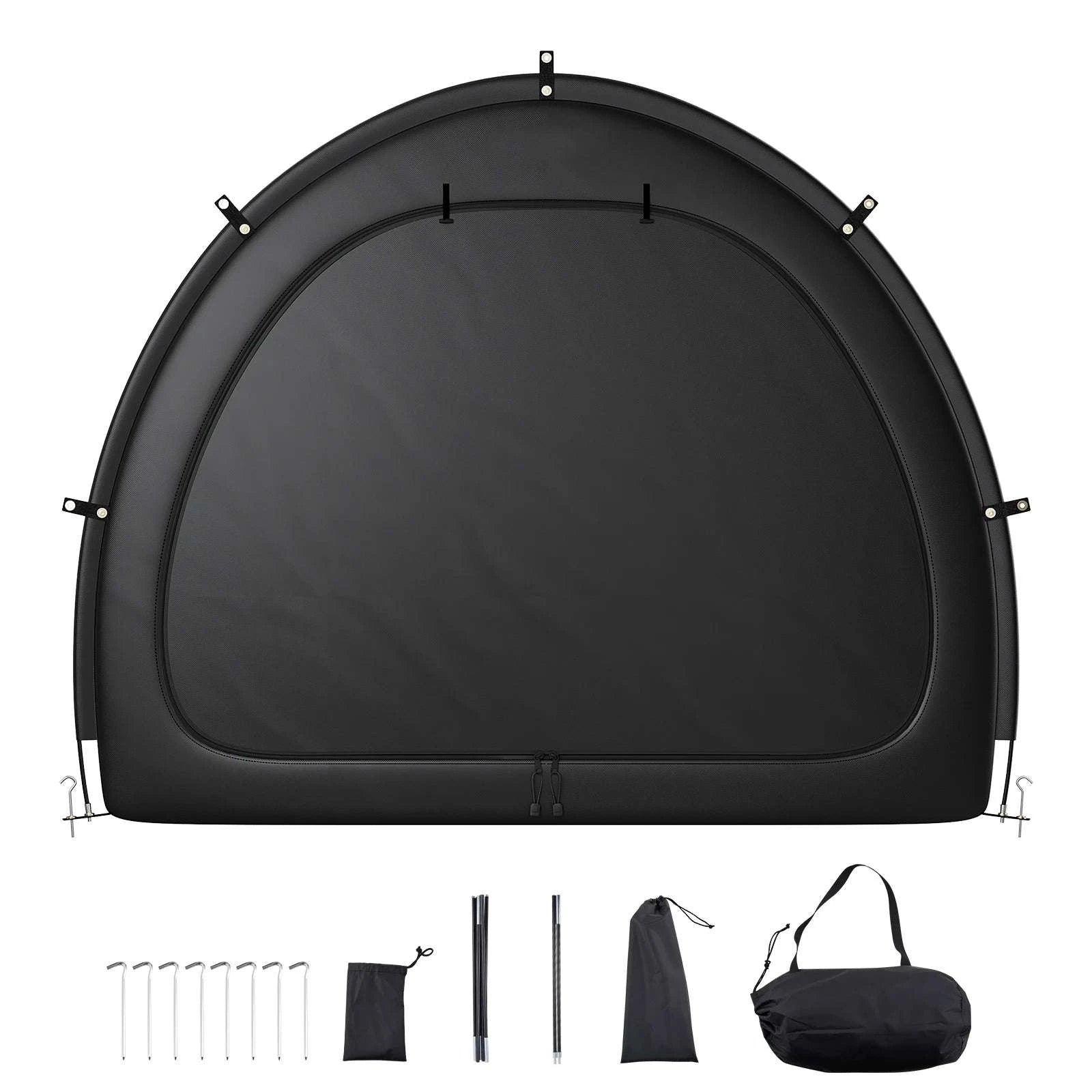 Waterproof Bike Storage Tent with Vent Window and Fiberglass Frame-Single Side Opening / United States