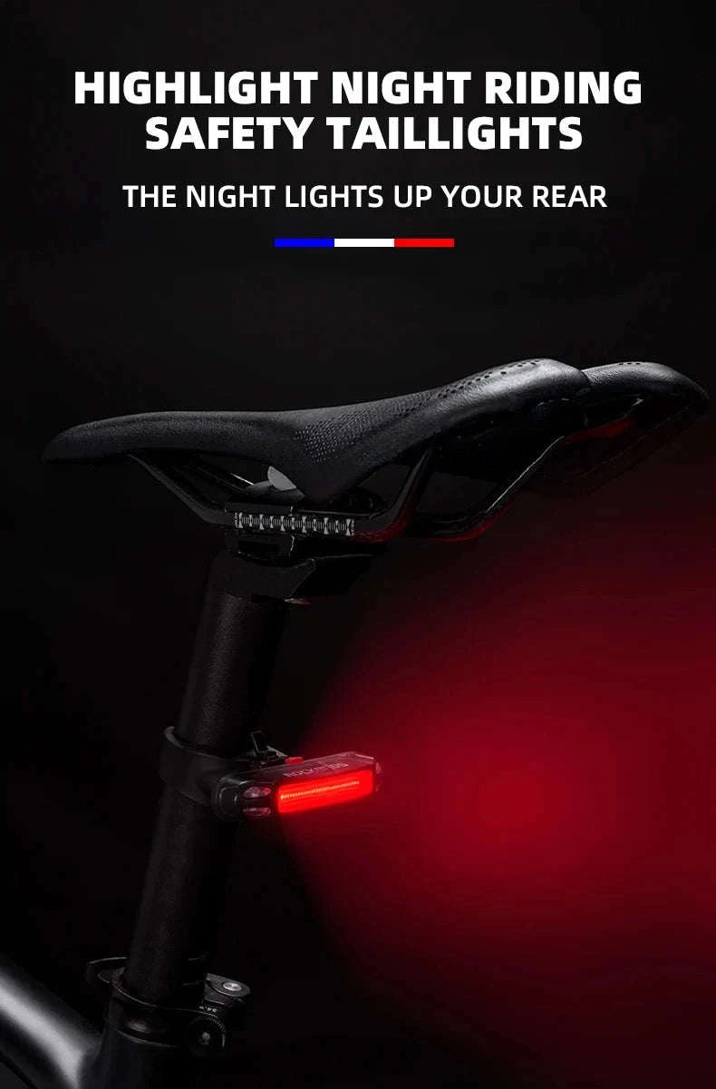 Waterproof Bike Taillight LED Rear Light with Multiple Modes-WR01A -7Modes