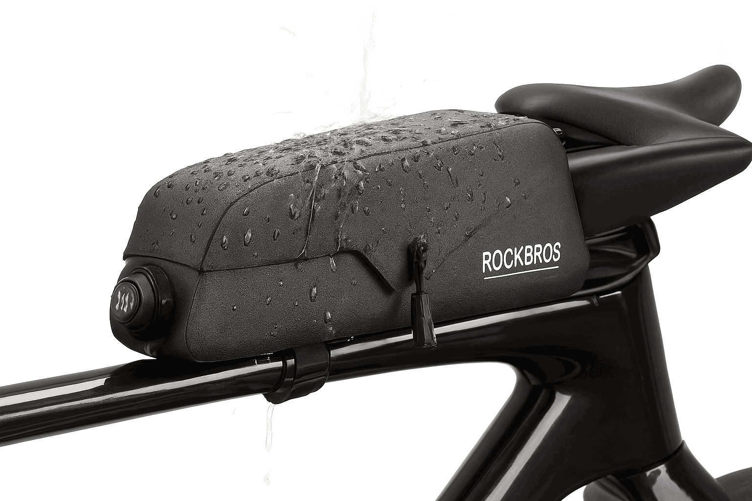 Waterproof Bike Top Tube Bag for Easy Frame Storage-0.6L