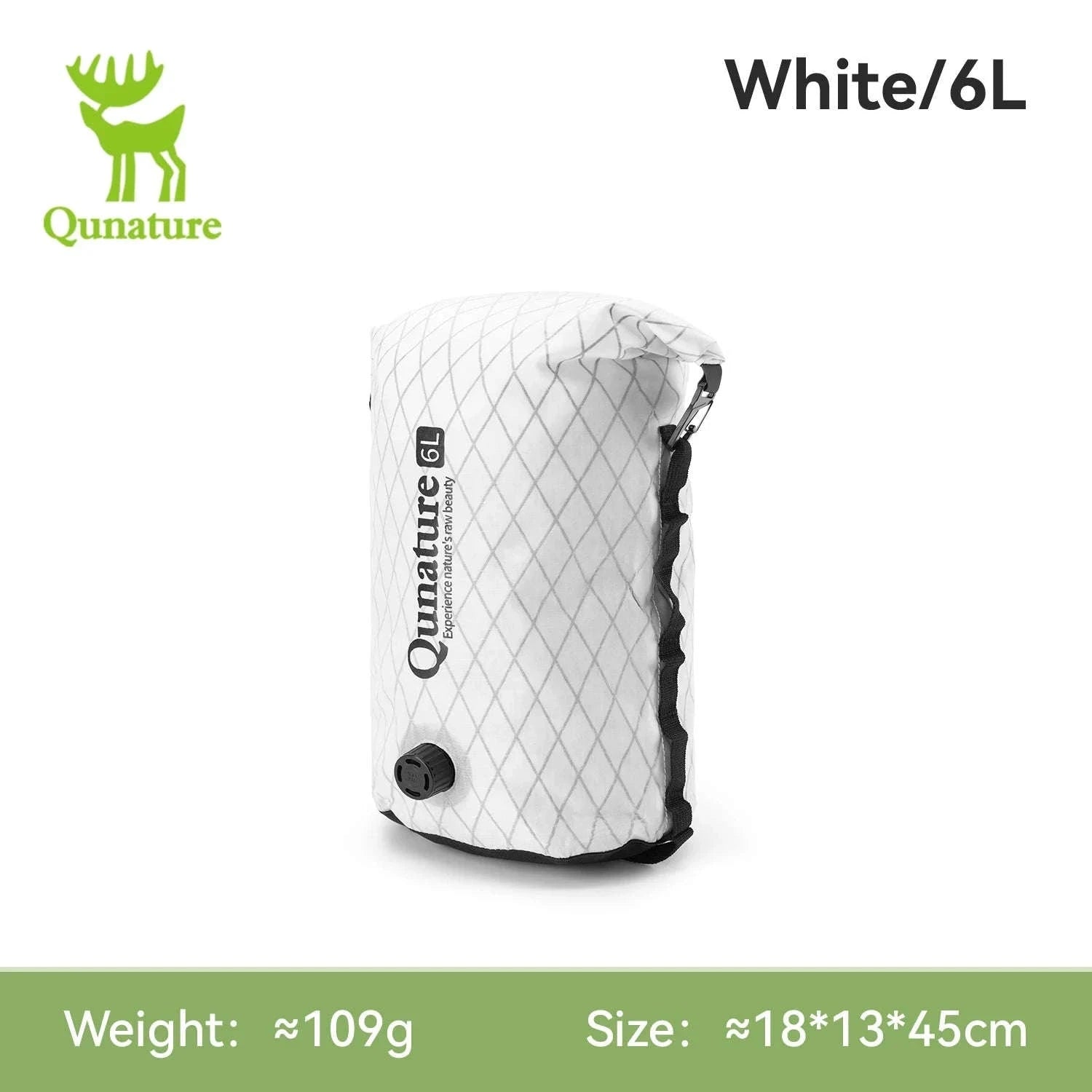 Waterproof Bikepacking Saddle Bag 6L/12L Rack Storage for Cycling-white-12L(only bag)