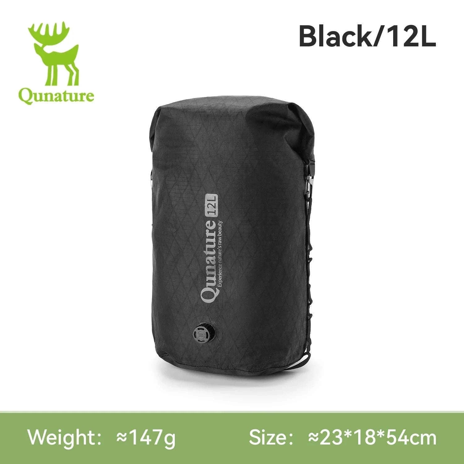 Waterproof Bikepacking Saddle Bag 6L/12L Rack Storage for Cycling-white-12L(only bag)