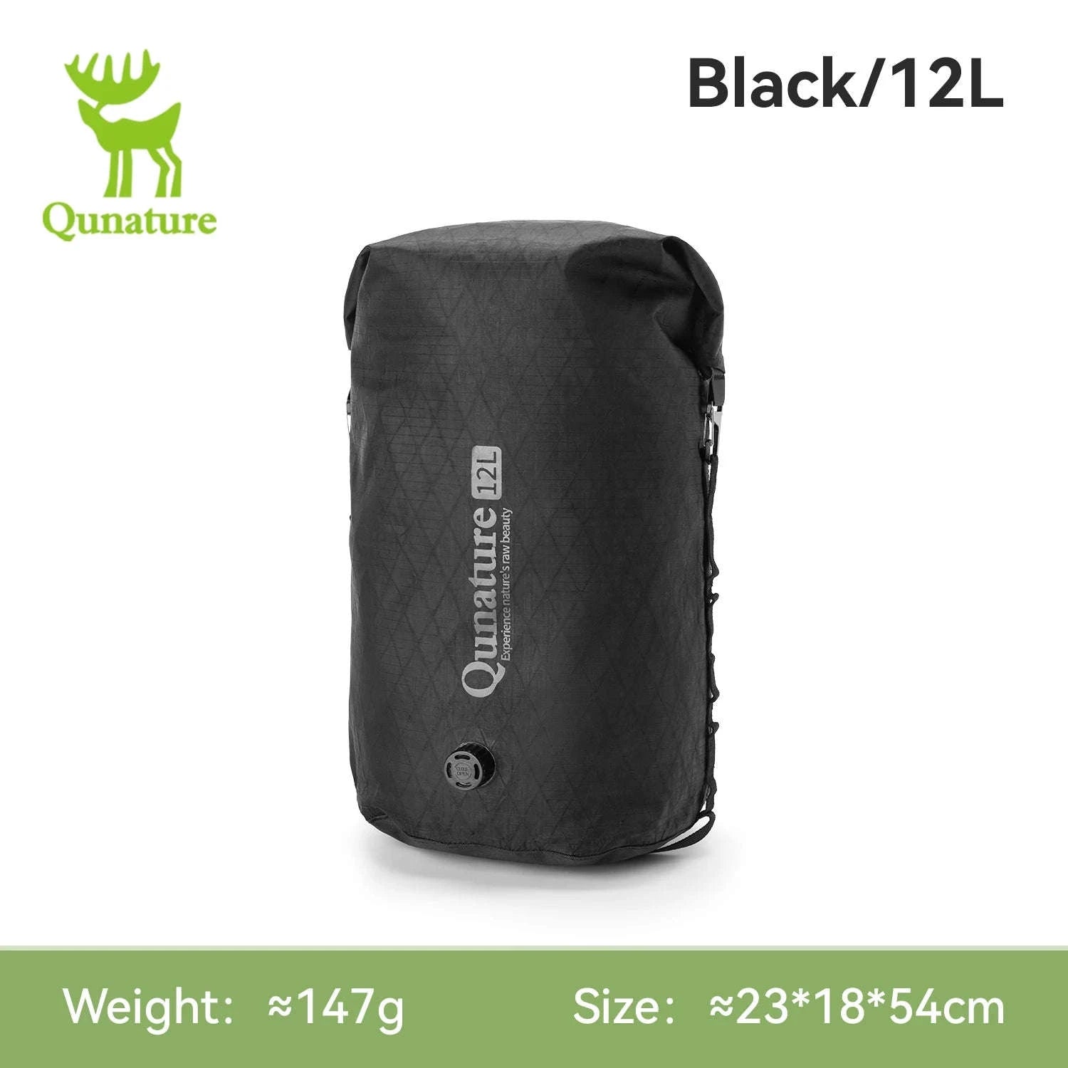 Waterproof Bikepacking Saddle Bag 6L/12L Rack Storage for Cycling-white-12L(only bag)